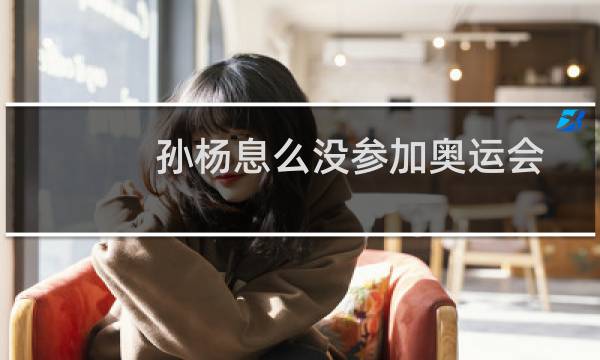 孙杨息么没参加奥运会图片