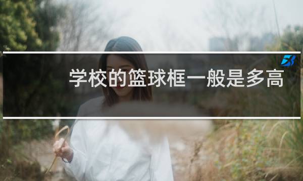 学校的篮球框一般是多高图片