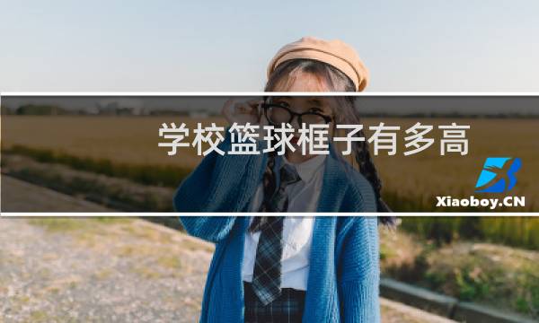 学校篮球框子有多高图片