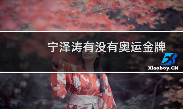 宁泽涛有没有奥运金牌图片