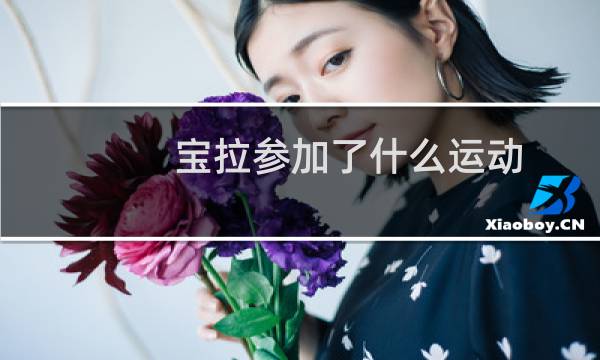 宝拉参加了什么运动图片