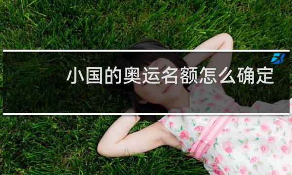 小国的奥运名额怎么确定图片