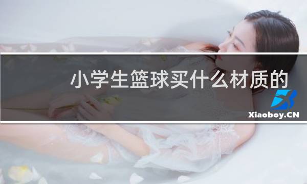 小学生篮球买什么材质的图片