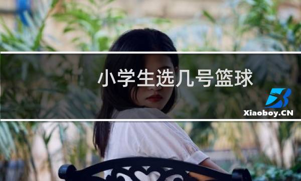 小学生选几号篮球图片