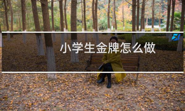 小学生金牌怎么做图片