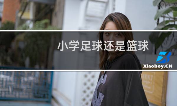 小学足球还是篮球图片