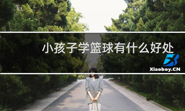 小孩子学篮球有什么好处图片