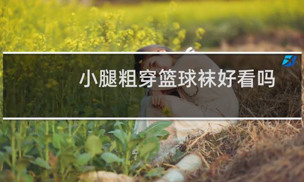 小腿粗穿篮球袜好看吗图片