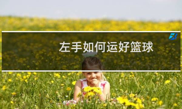 左手如何运好篮球图片