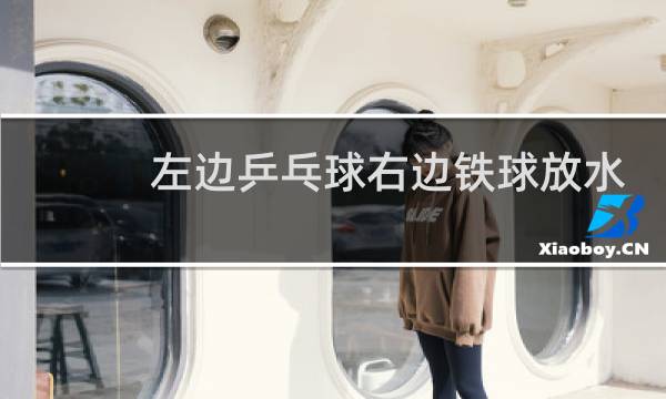 左边乒乓球右边铁球放水里哪个重图片