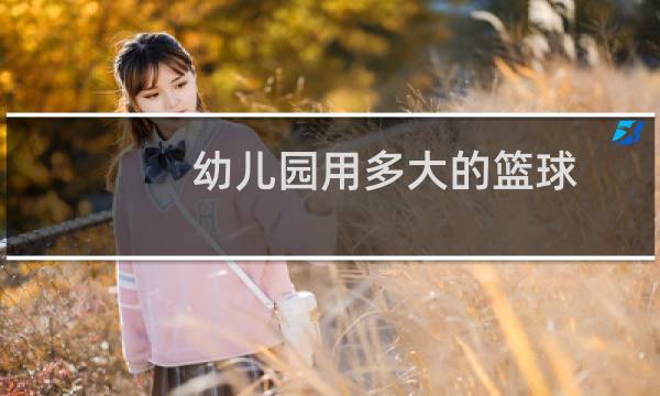 幼儿园用多大的篮球图片