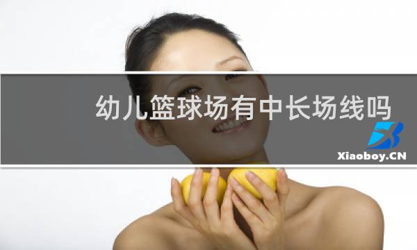 幼儿篮球场有中长场线吗图片