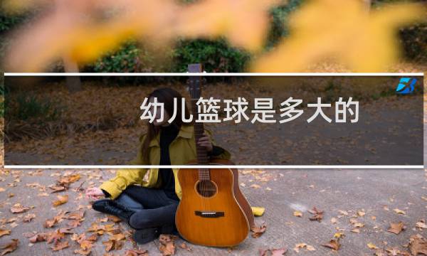 幼儿篮球是多大的图片