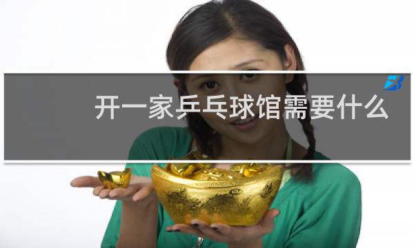 开一家乒乓球馆需要什么手续图片