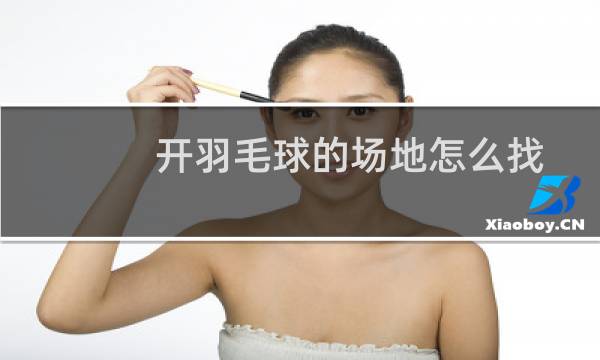 开羽毛球的场地怎么找图片
