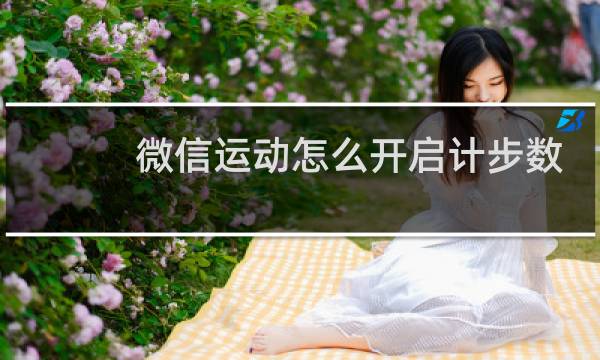 微信运动怎么开启计步数图片