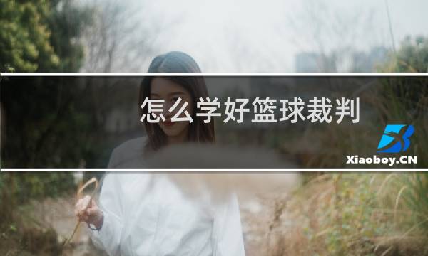 怎么学好篮球裁判图片