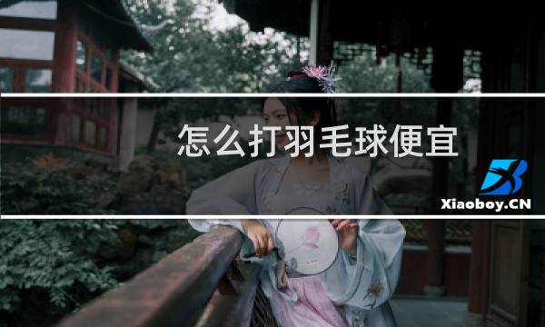 怎么打羽毛球便宜图片