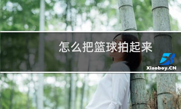怎么把篮球拍起来图片