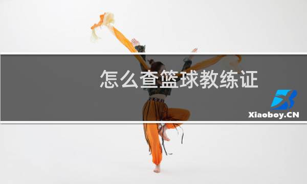 怎么查篮球教练证图片