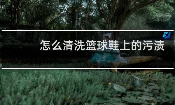 怎么清洗篮球鞋上的污渍图片