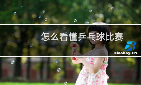 怎么看懂乒乓球比赛图片