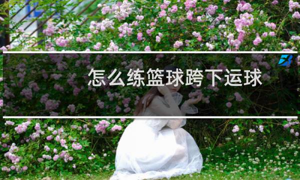 怎么练篮球跨下运球图片