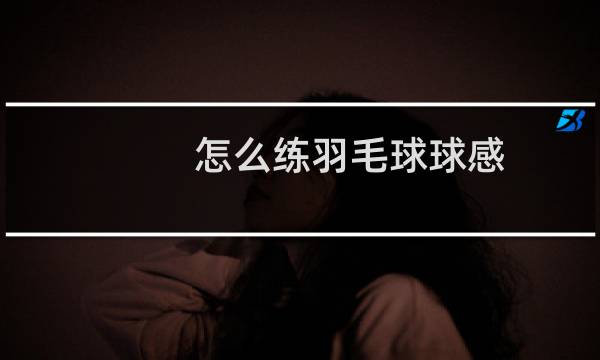 怎么练羽毛球球感图片