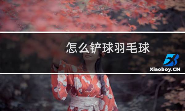 怎么铲球羽毛球图片