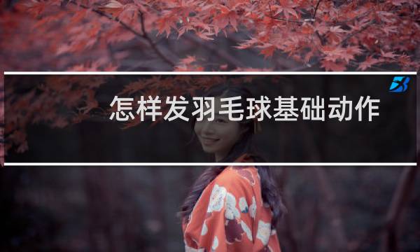 怎样发羽毛球基础动作图片