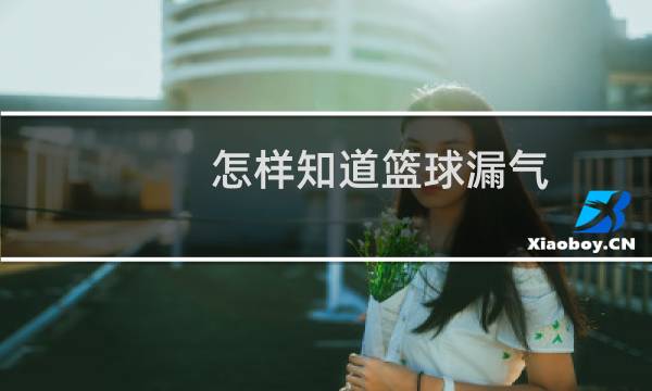 怎样知道篮球漏气图片