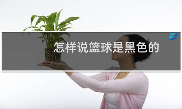 怎样说篮球是黑色的图片