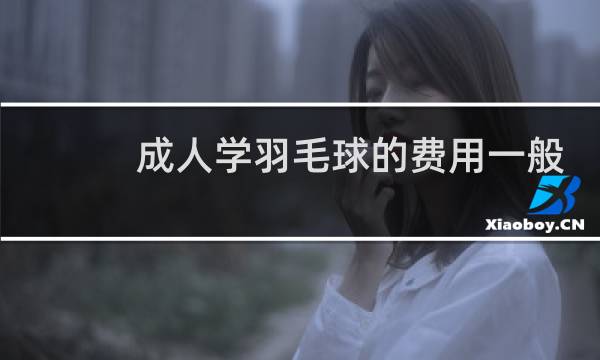 成人学羽毛球的费用一般多少图片