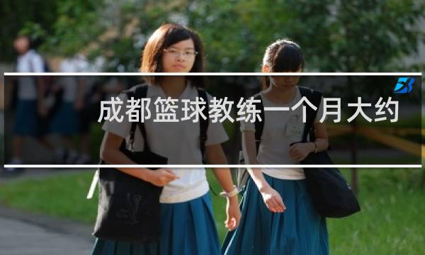 成都篮球教练一个月大约多少钱图片