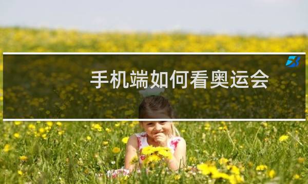 手机端如何看奥运会图片