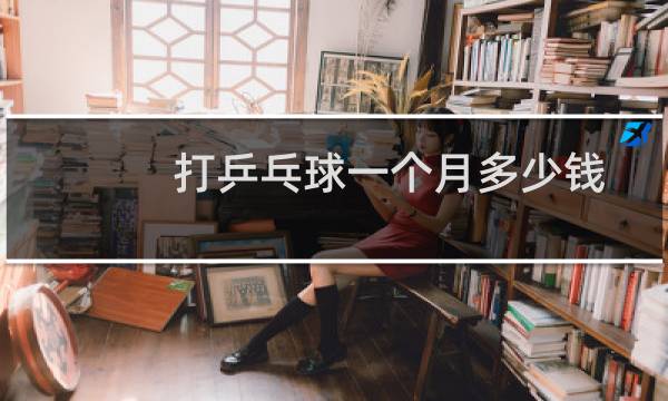打乒乓球一个月多少钱图片