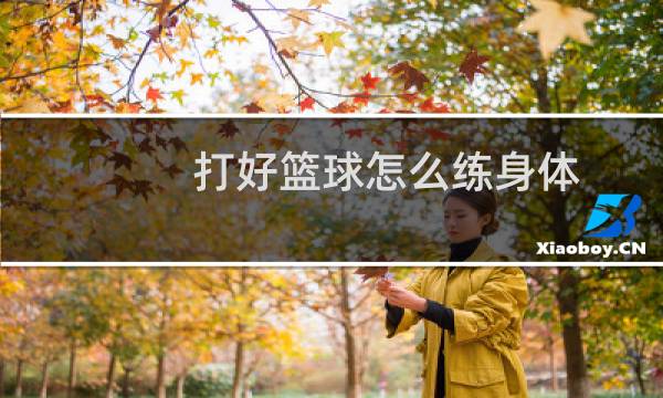 打好篮球怎么练身体图片