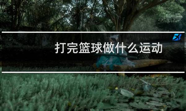 打完篮球做什么运动图片