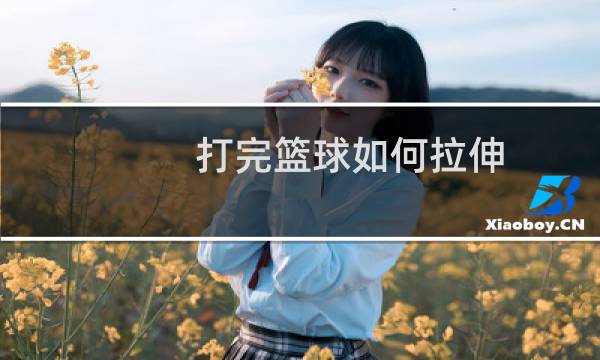 打完篮球如何拉伸图片