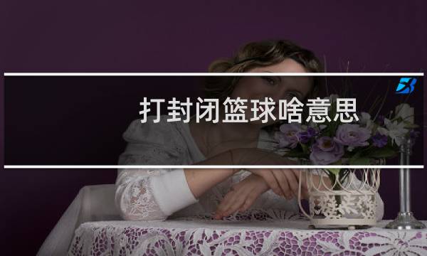 打封闭篮球啥意思图片