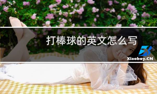 打棒球的英文怎么写图片