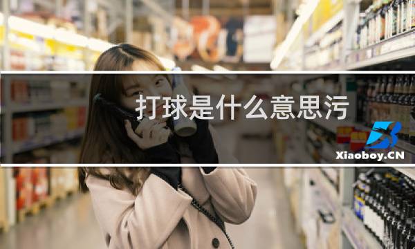 打球是什么意思污图片
