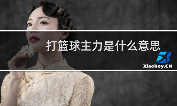 打篮球主力是什么意思图片