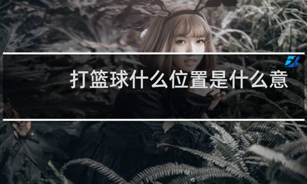 打篮球什么位置是什么意思图片