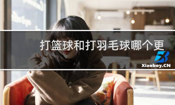 打篮球和打羽毛球哪个更好图片