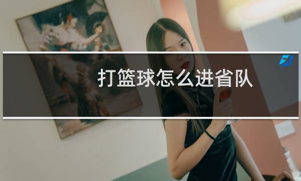 打篮球怎么进省队图片