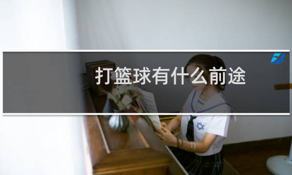 打篮球有什么前途图片