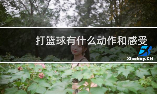 打篮球有什么动作和感受图片