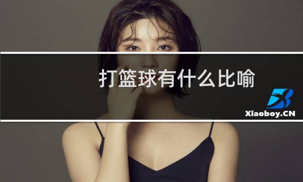 打篮球有什么比喻图片