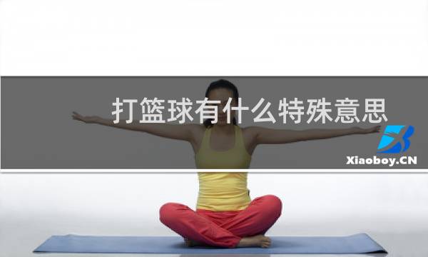 打篮球有什么特殊意思图片